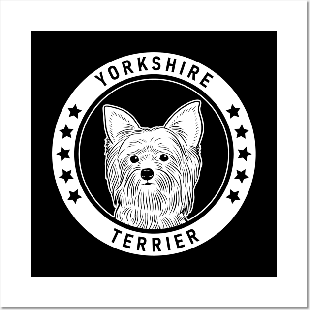 Yorkshire Terrier Fan Gift Wall Art by millersye